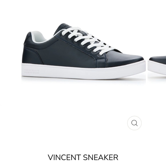 Kenneth Cole Other - Perry Ellis Navy Vincent Sneakers